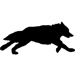 Coyote Silhouette Clip Art Free - ClipArt Best
