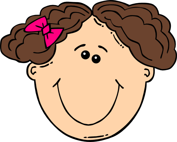 Short Hair Girl Clipart