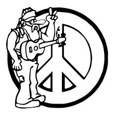 Top 25 Free Printable Peace Sign Coloring Pages Online