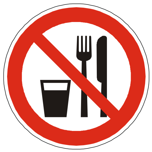 No Food Clipart