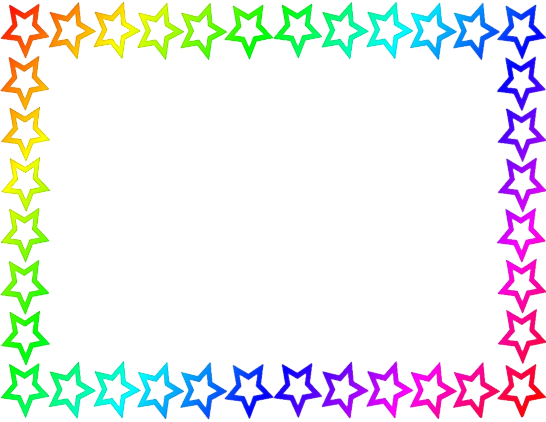 Kids page borders clipart