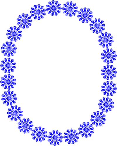 Free Stock Photos | Illustration Of A Blank Frame Border Of Blue ...