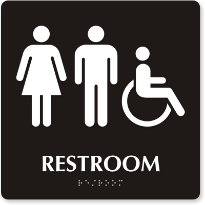 Restroom Signs | Bathroom Signs