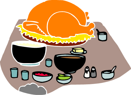 Turkey Dinner Clipart - Free Clipart Images