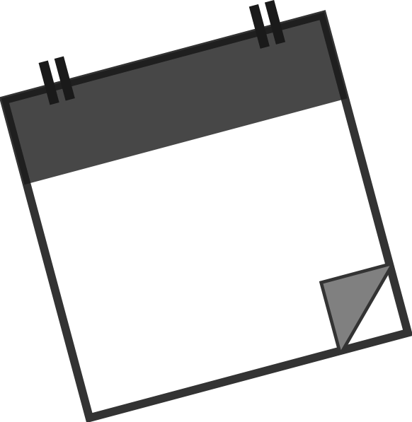 Desk Calendar Clipart