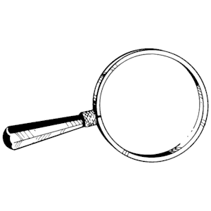 Free magnifying glass clipart