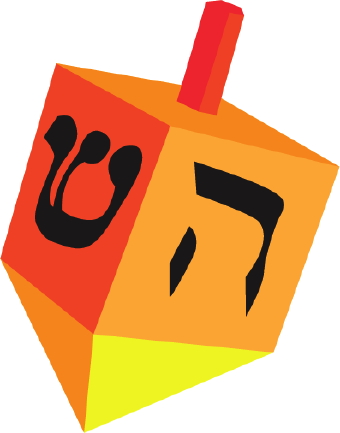 Dreidel clip art