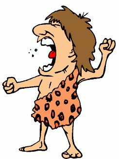 Caveman cartoon clipart