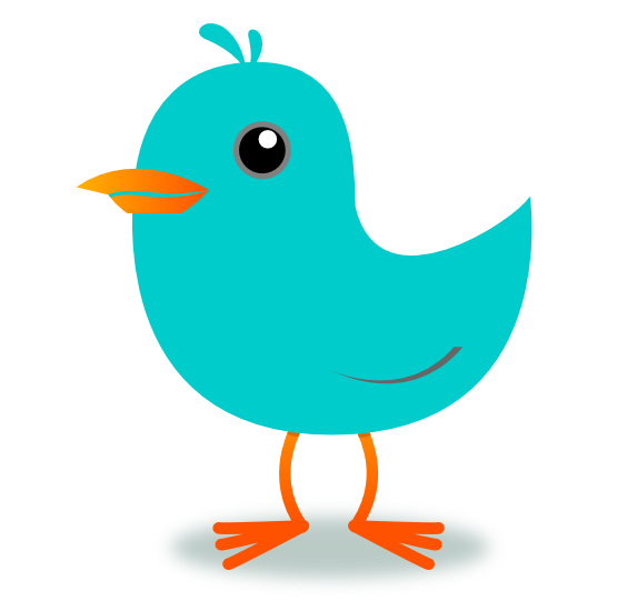 Bird Clip Art For Free In Orange And Black - Free ...