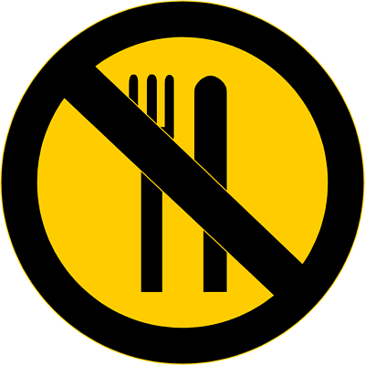 No Food Clipart - Tumundografico