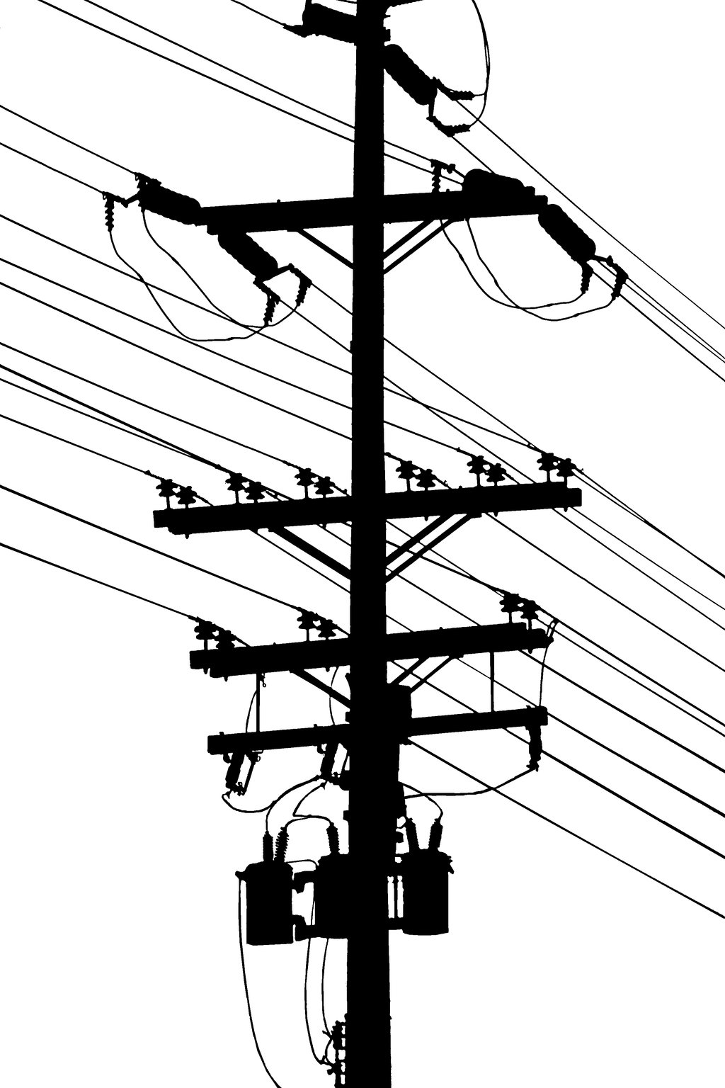 Utility Pole Clipart
