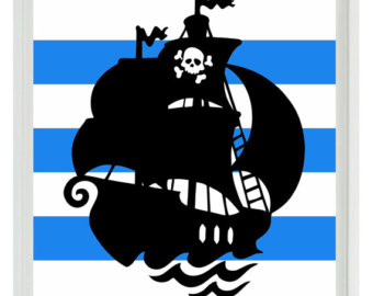 Pirate Ship Stencil - ClipArt Best
