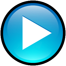Button Play Transparent Brain / Soft Scraps / 128px / Icon Gallery