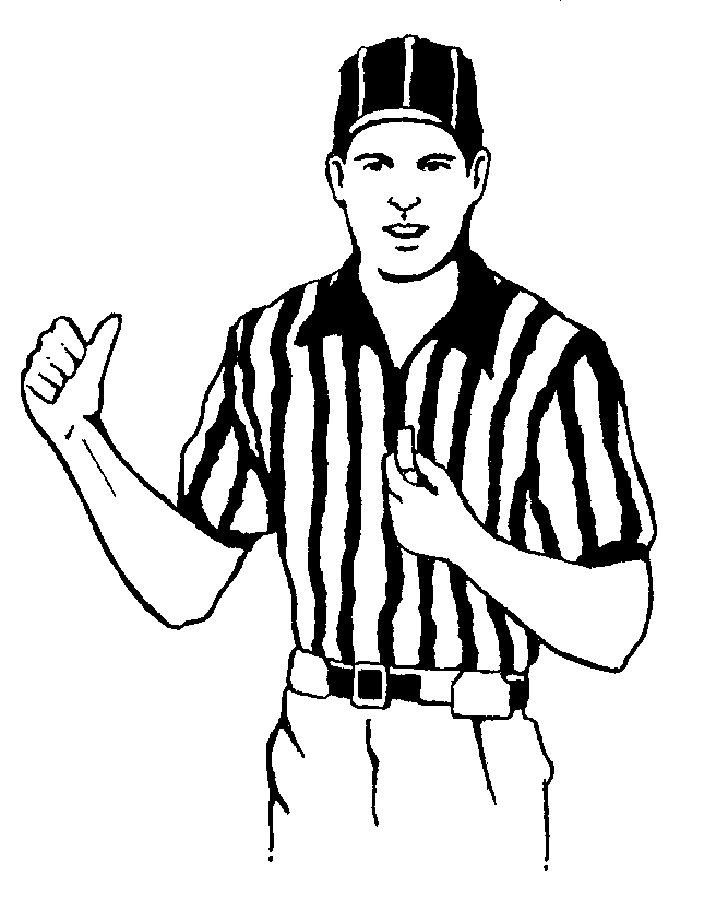 Referee clipart