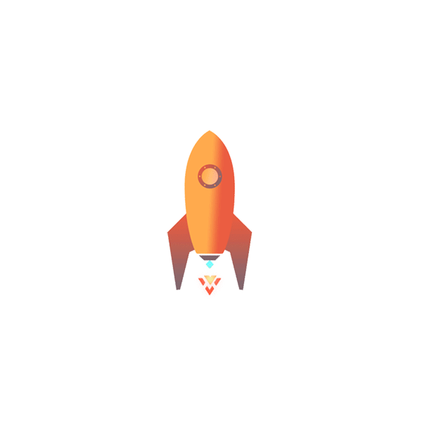 Rocket Ship (animated gif) on Behance