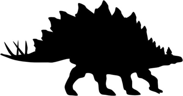 Stegosaurus Outline