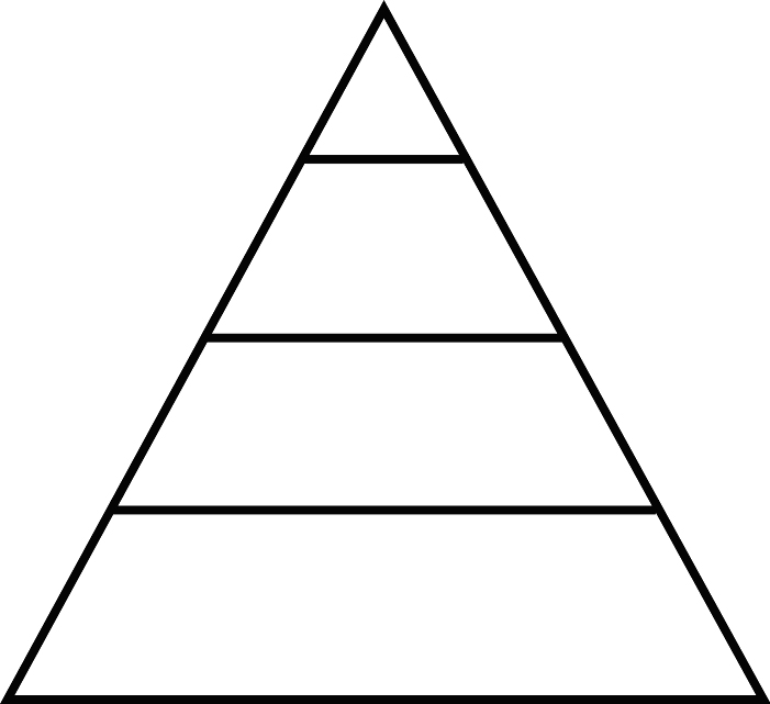 Blank Pyramid Outline