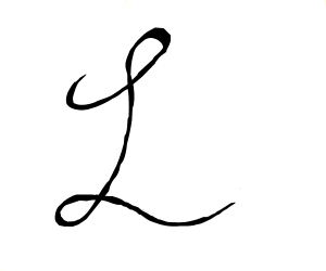 Laverne's sweater initial. (Laverne & Shirley)
