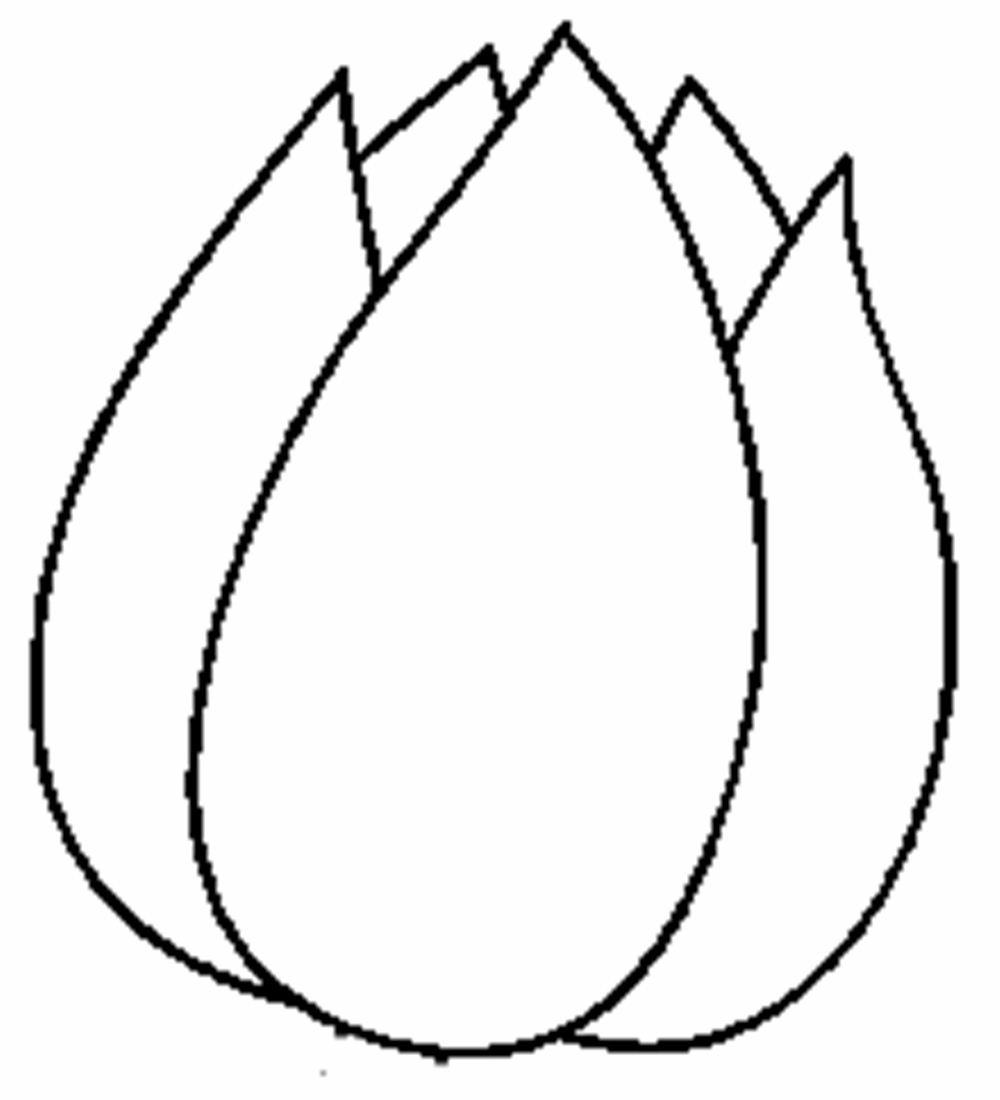 Dunia Sekolah: Gambar Hitam Putih (Drawing) - Bunga & Pokok