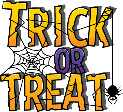 Trunk or treat trick or treat clip art clipart
