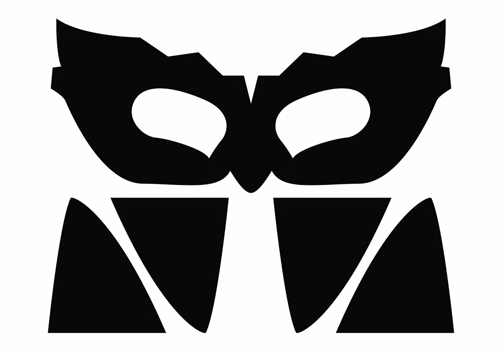 Printable Mask Template. 1000+ images about cardboard mask on ...