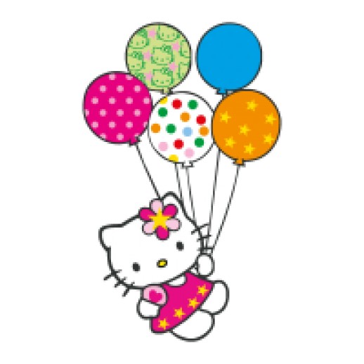 Hello Kitty With Balloons Png | Free Download Clip Art | Free Clip ...