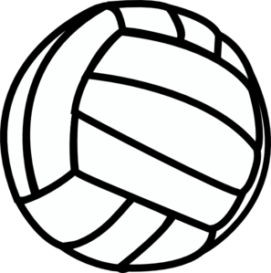 Volleyball clip art - vector clip art online, royalty free ...
