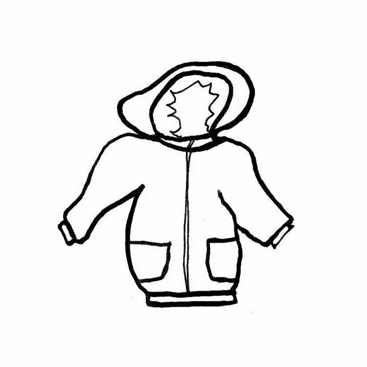 Black Clothes Black And White Clipart
