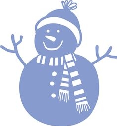 Snowman Clipart Silhouette