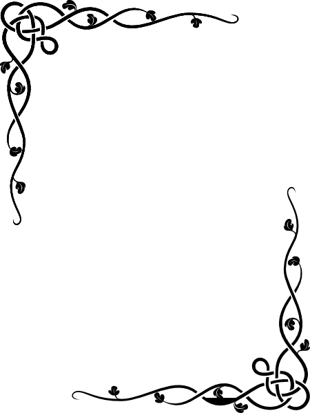 Funeral border clip art