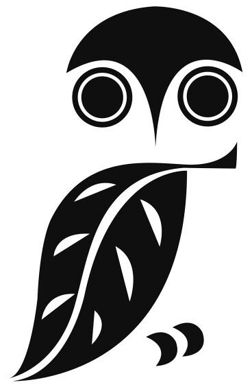 Owl Silhouette | Drawing Owls, Tree ...