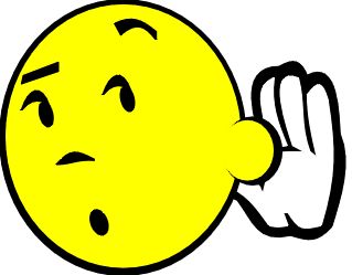 Listening clip art