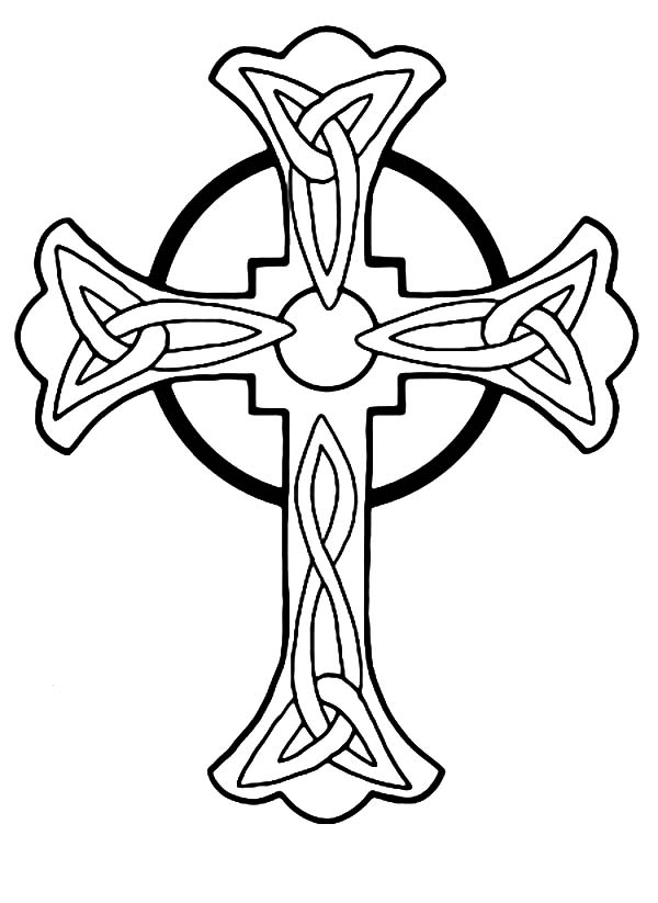Free Printable Celtic Cross Coloring Pages - AZ Coloring Pages