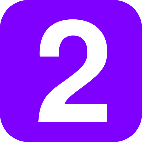 Number Two Clipart
