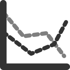 Dotted Lines Graph Clip Art - vector clip art online ...