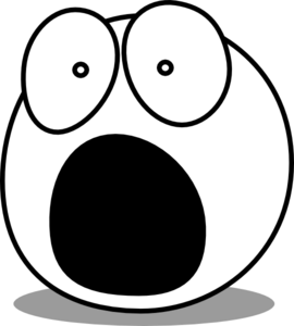 Frightened Cartoon Clip Art - vector clip art online ...