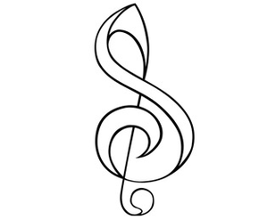 Treble Clef Logo Clipart - Free to use Clip Art Resource