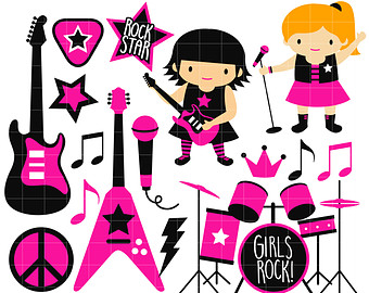 rockstar clipart – Etsy