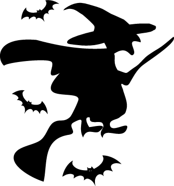 Halloween witch clipart