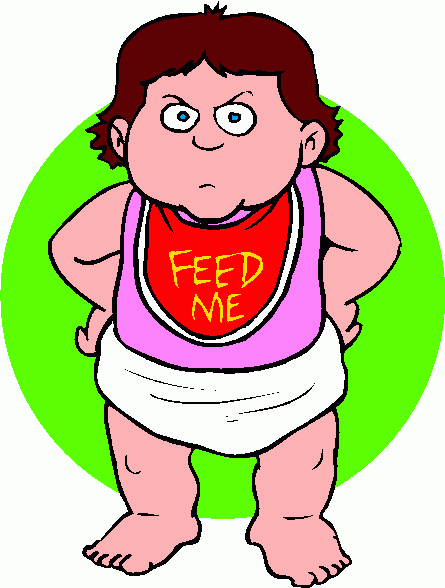 Baby girl food clipart