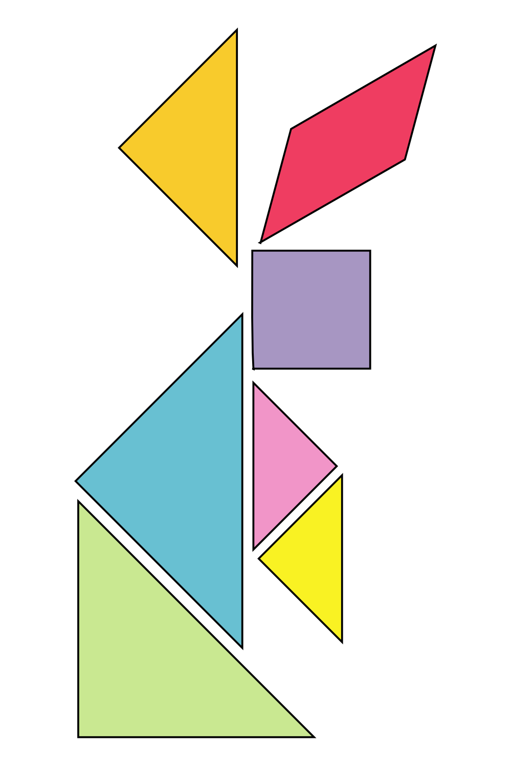 Tangram Bunny Art — Crafthubs