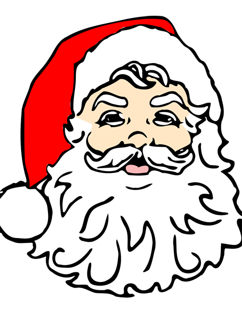 A Classic Santa Face