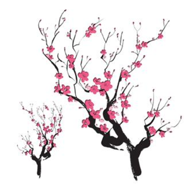 Japanese Cherry Blossom Clip Art