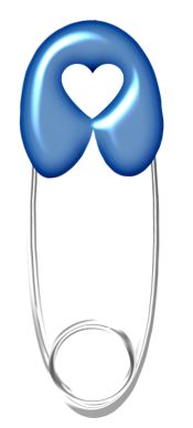 Baby pin clipart
