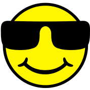 Smiley with sunglasses, smile, glasses Cool T-Shirt