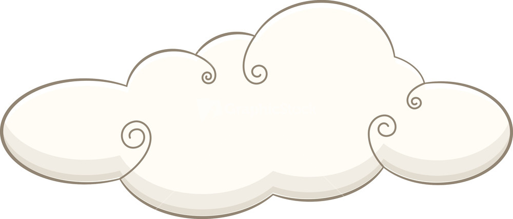 Windy cloud clip art clipart