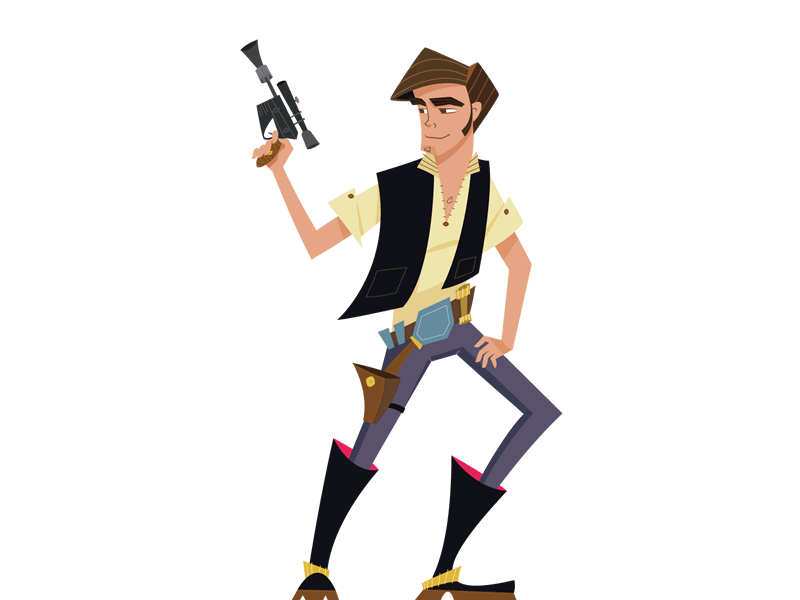 star wars Han Solo Chewbacca fan art yoda r2d2 ackbar ewok leia ...