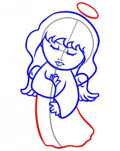 How to Draw a Simple Angel, Step by Step, Fantasy Characters ...