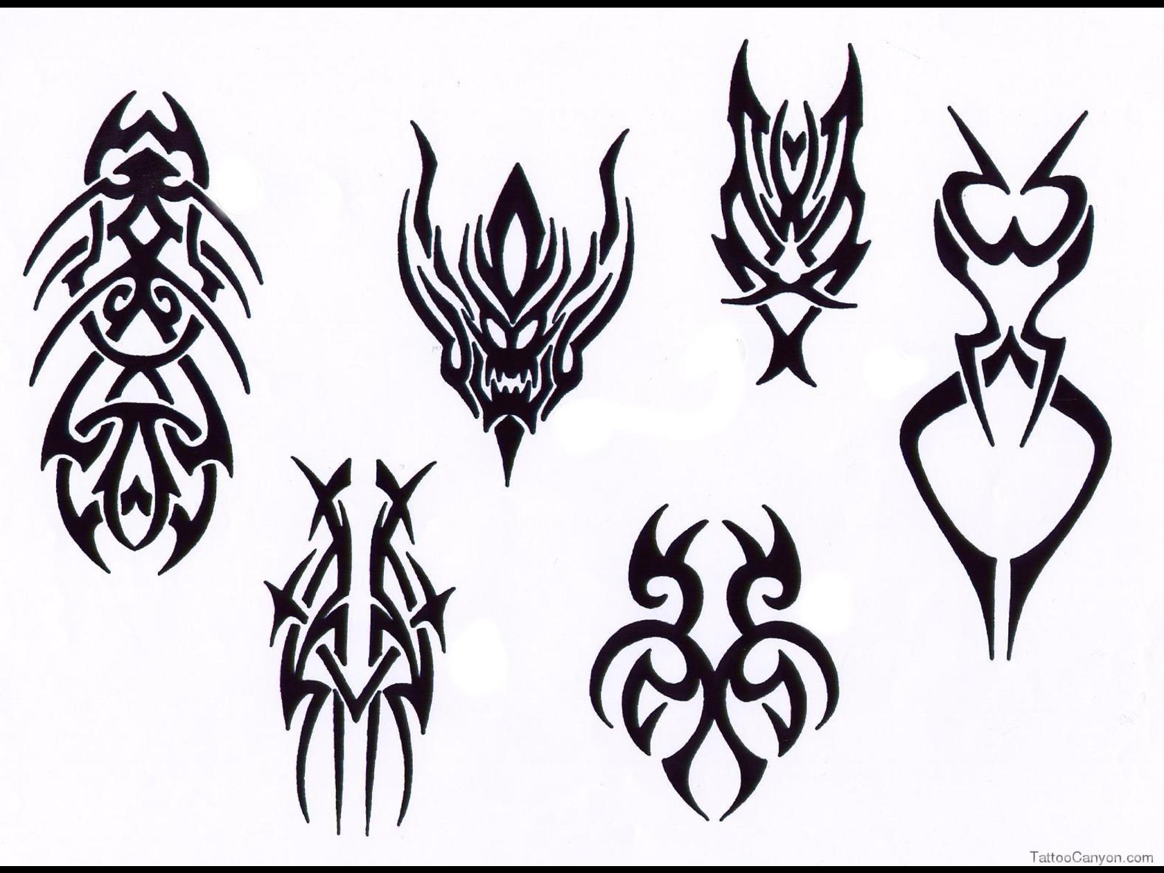 Tribal Tattoo Design Img25 Flash Tatto Sets Picture #