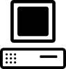 Desktop Computer Symbol clip art - vector clip art online, royalty ...